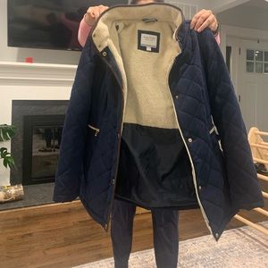 Puffer coat small size navy